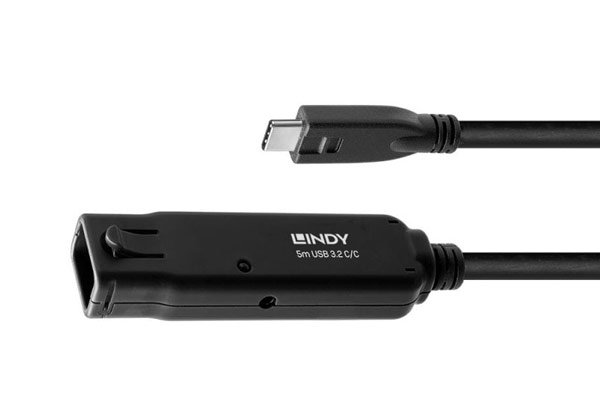 Lindy 5m USB 3.2 10Gbps C/C Active Extension Pro – Authorised Distributor UAE Dubai Abu Dhabi | Maxtouch