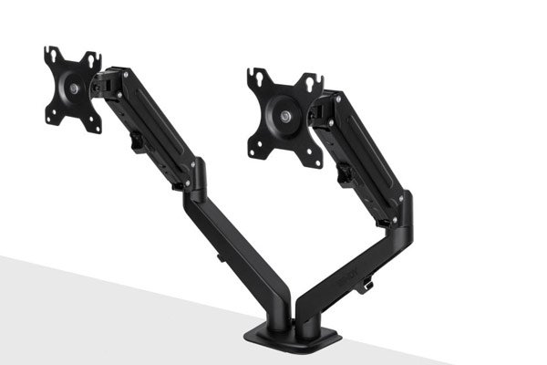 Lindy Dual Mount Desktop Gas Spring Arm – Authorised Distributor UAE Dubai Abu Dhabi | Maxtouch