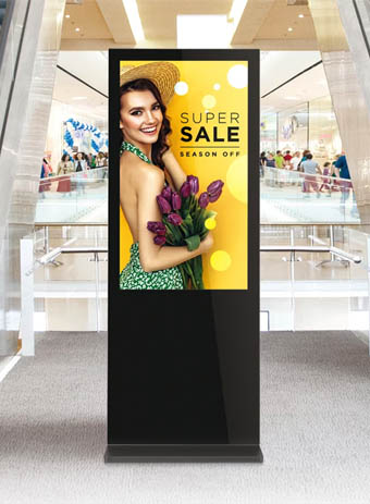 Corporate office lobby video wall installation Dubai
